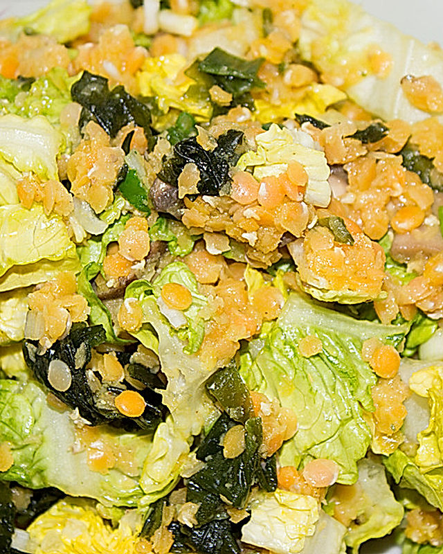 Alex' veganer Linsen-Algen-Salatsnack
