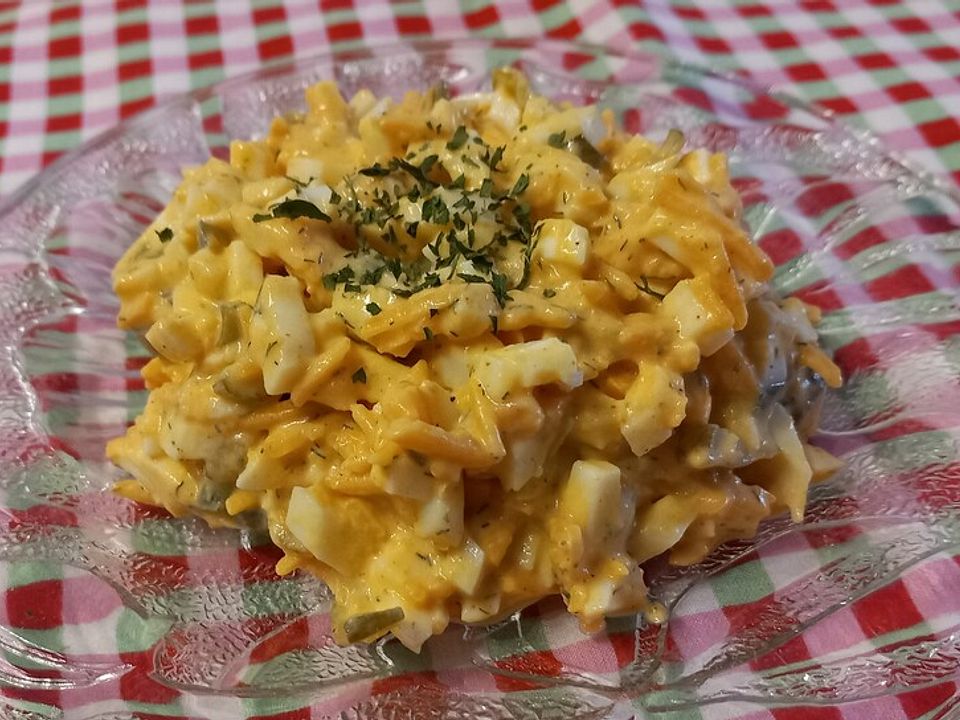 Urmelis würzig fruchtiger Käse-Eier-Salat von urmeli75| Chefkoch