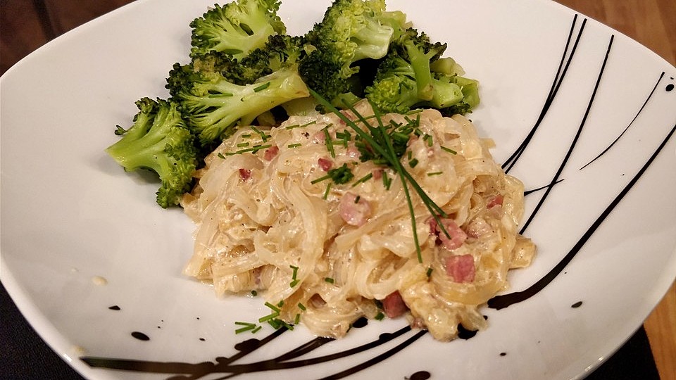 Shirataki Nach Spaghetti Carbonara Art Von Rotemarie Chefkoch 