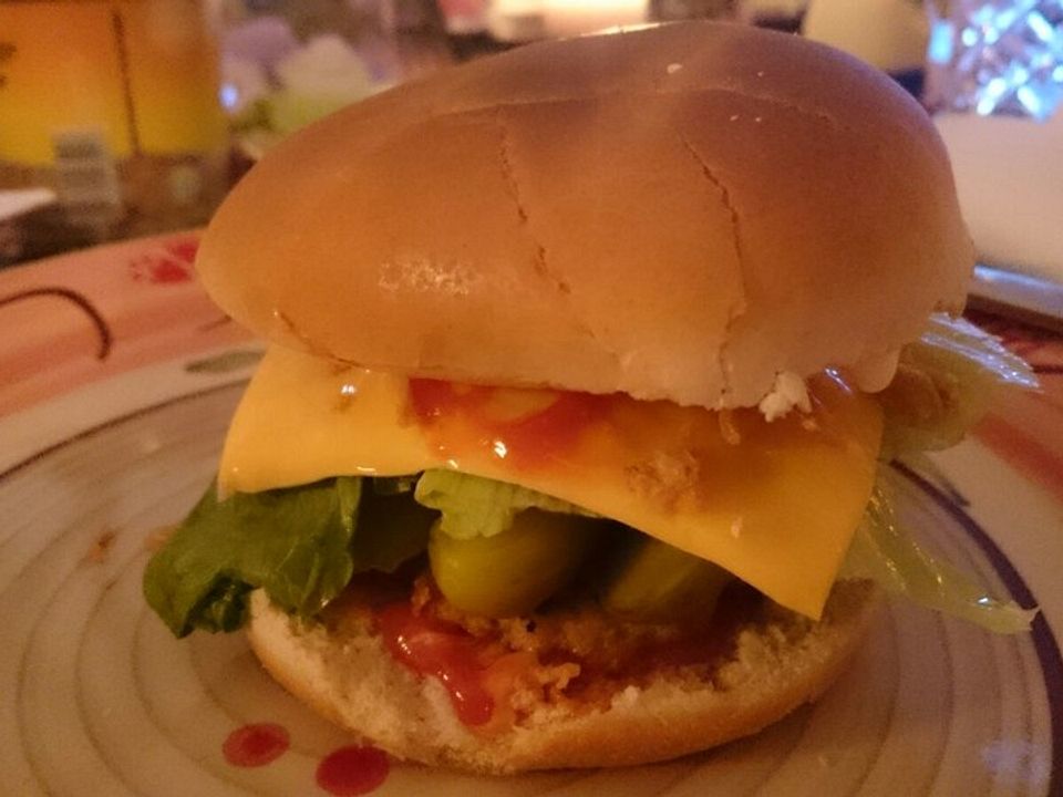 Putenburger mit Mozzarella von quargl| Chefkoch