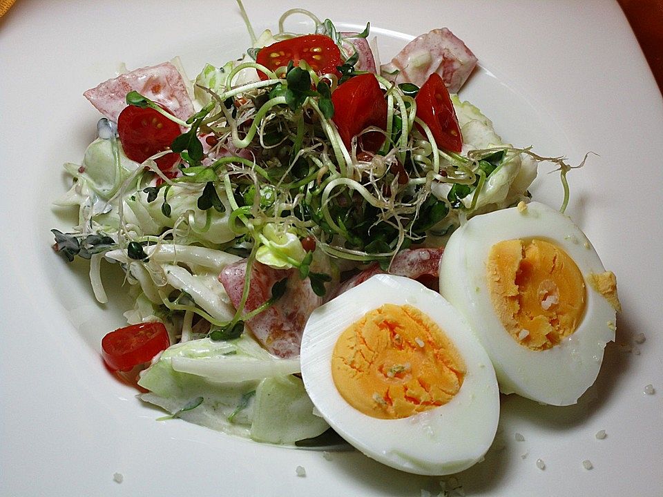 Kohlrabisalat Mit Kresse Schmand - Rezepte Suchen