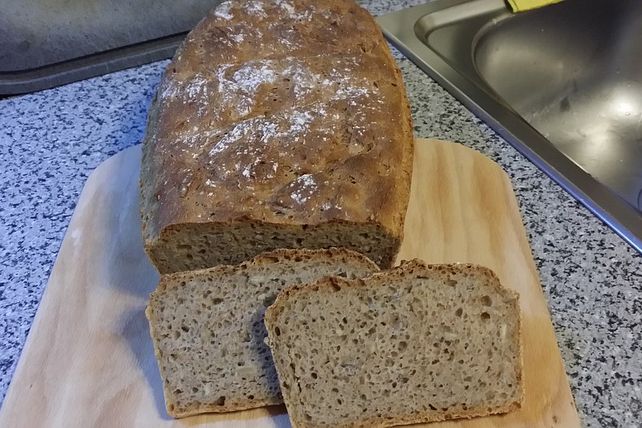 Roggen-Dinkel-Mischbrot mit Sauerteig und Kürbiskernen von mbier| Chefkoch