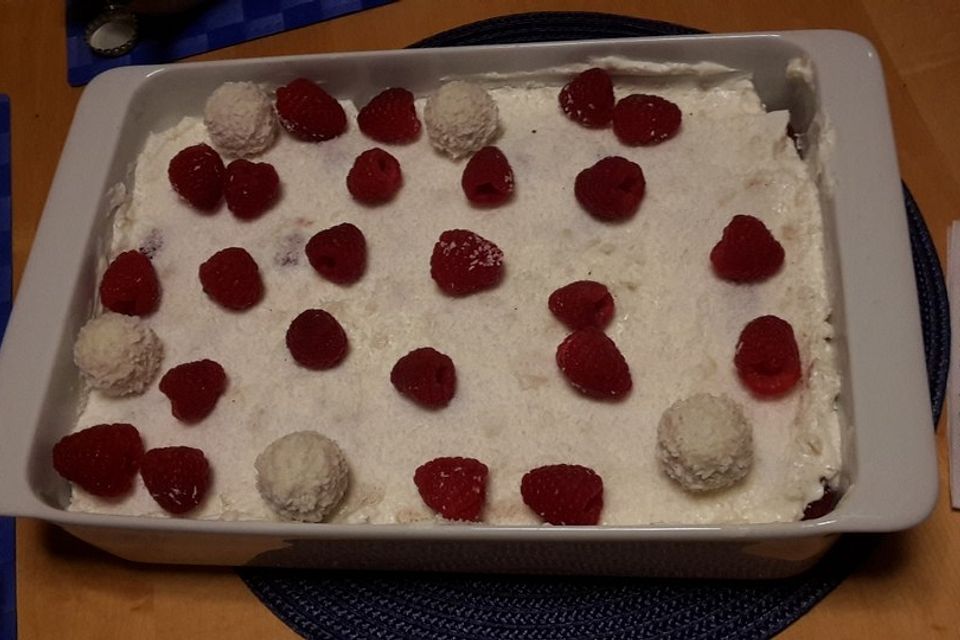 Leichtes Raffaello-Dessert Leichtes Raffaello-Dessert