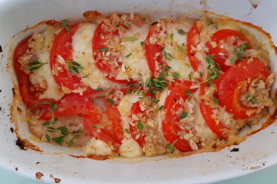 Tomaten - Mozzarella - Auflauf