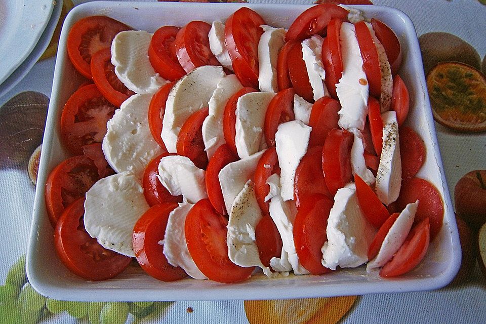 Tomaten - Mozzarella - Auflauf