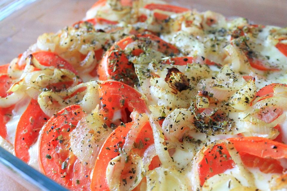 Tomaten - Mozzarella - Auflauf