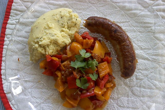 Schnelle Bratwurstpfanne von krillemaus| Chefkoch