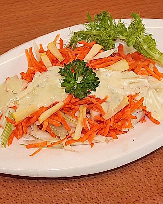 Fenchelsalat mit Karotten