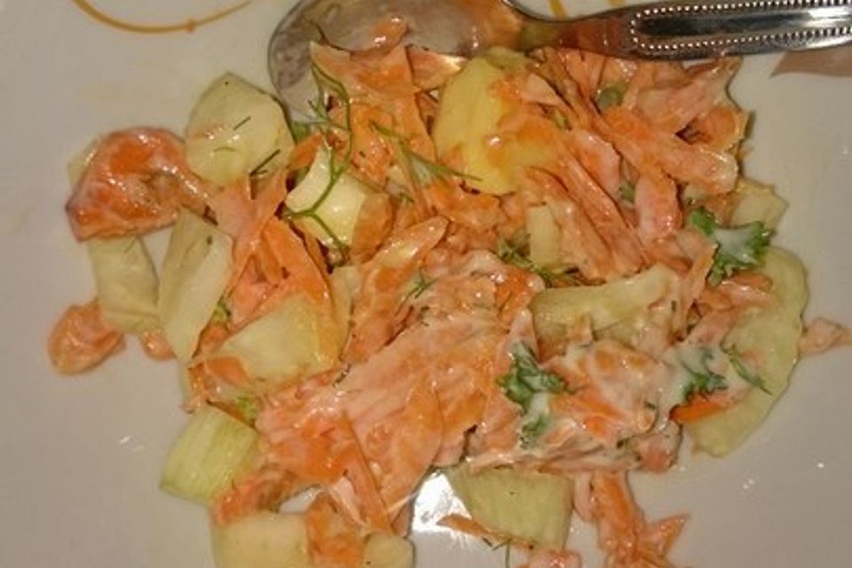 Fenchelsalat mit Karotten