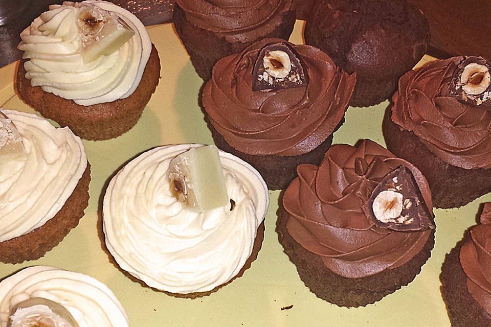 Ferrero Küsschen Cupcakes