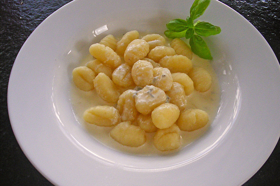 Gnocchi in Gorgonzolasoße