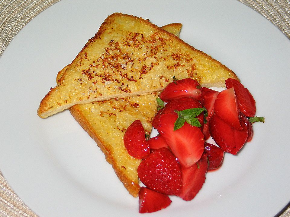 French Toast mit Erdbeer-Dip von McMoe| Chefkoch