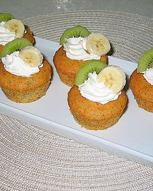 Bananen-Kiwi-Muffins