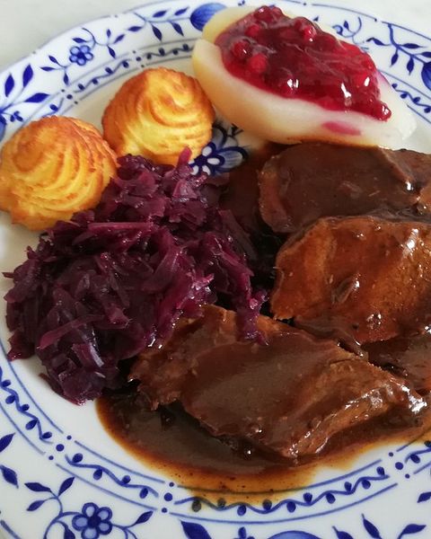 Damwildbraten