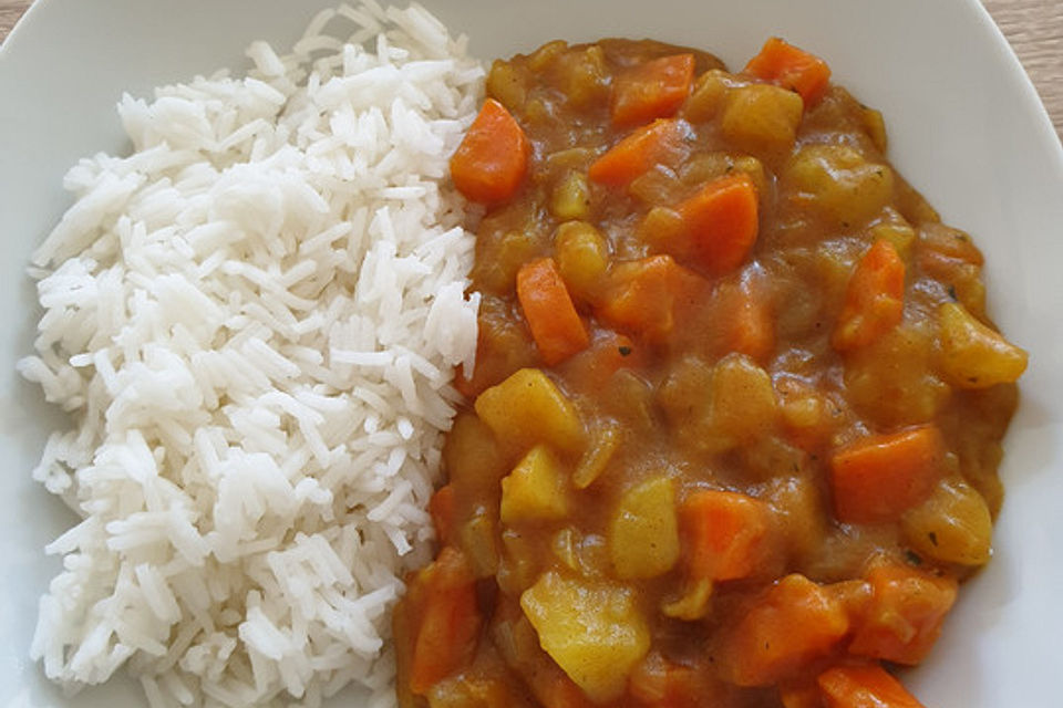 Japanisches Curry vegetarisch