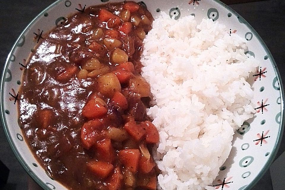 Japanisches Curry vegetarisch