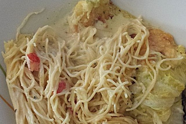 Veganer Nudel-Chinakohl-Auflauf von Loredana37| Chefkoch