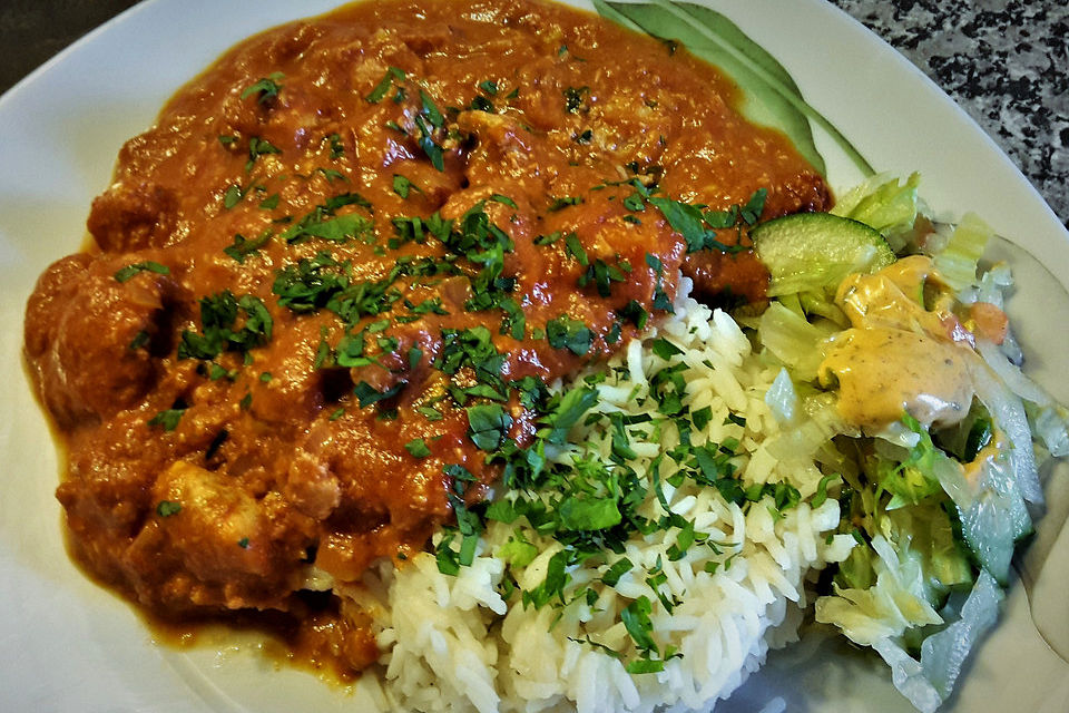 Indisches Butter Chicken aus dem Ofen