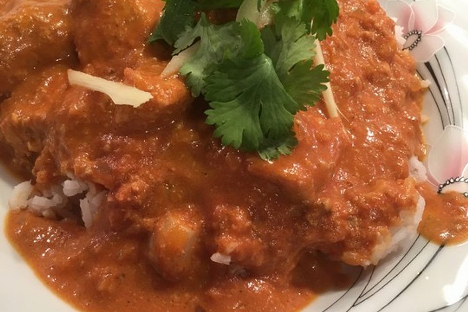 Indisches Butter Chicken aus dem Ofen