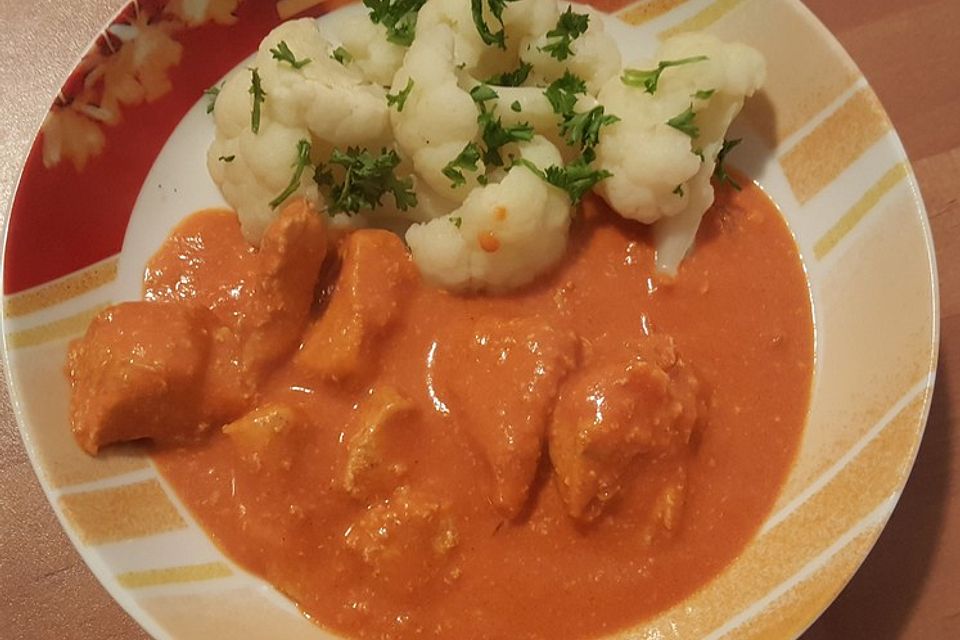 Indisches Butter Chicken aus dem Ofen