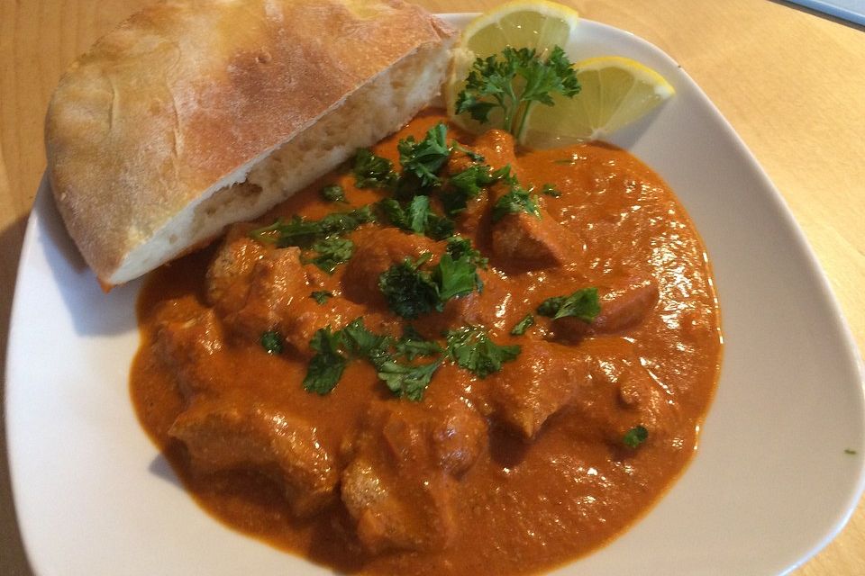 Indisches Butter Chicken aus dem Ofen