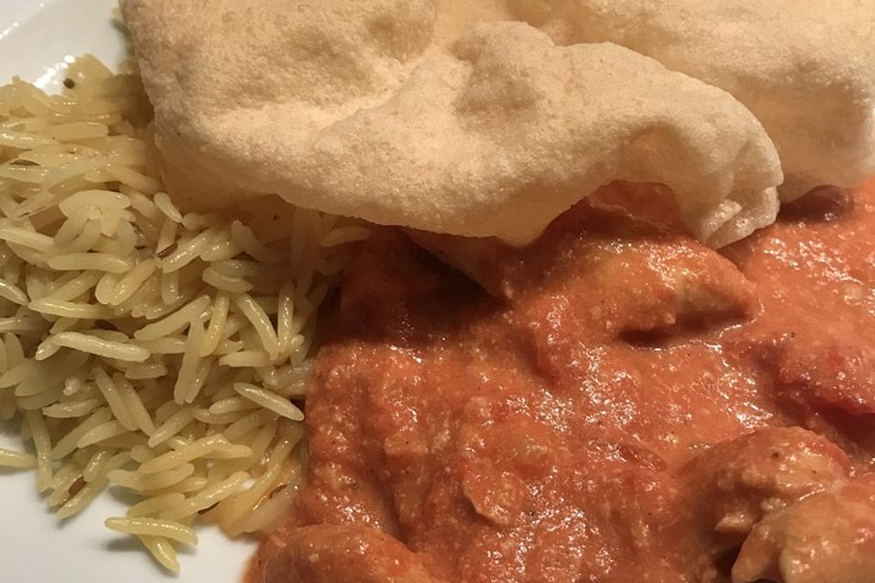 Indisches Butter Chicken aus dem Ofen