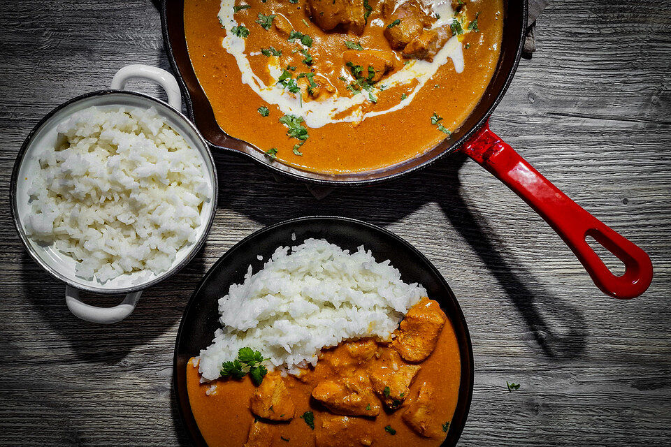 Indisches Butter Chicken aus dem Ofen