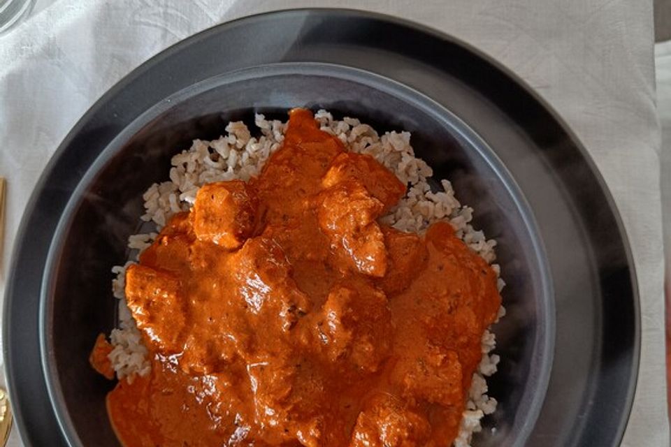 Indisches Butter Chicken aus dem Ofen