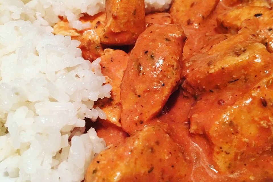 Indisches Butter Chicken aus dem Ofen