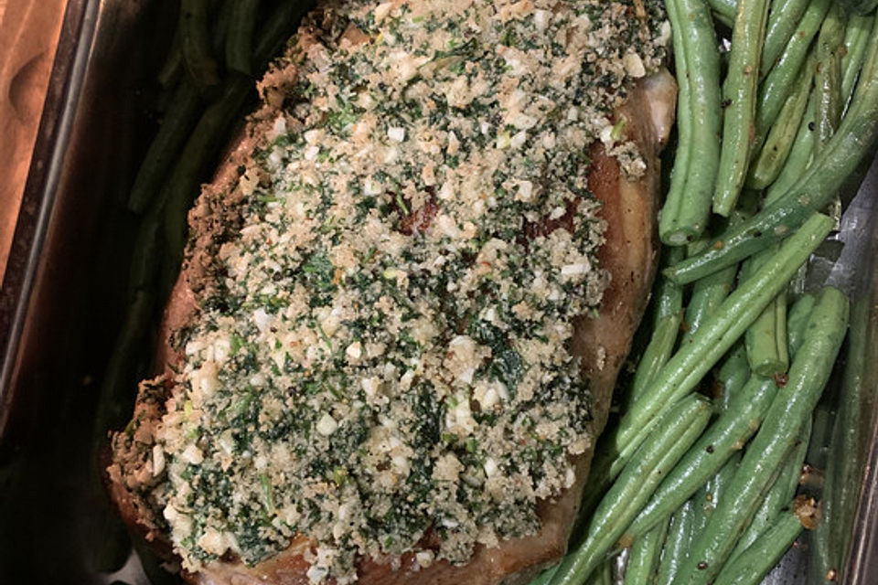 Lammschulter mit Kräuterkruste
