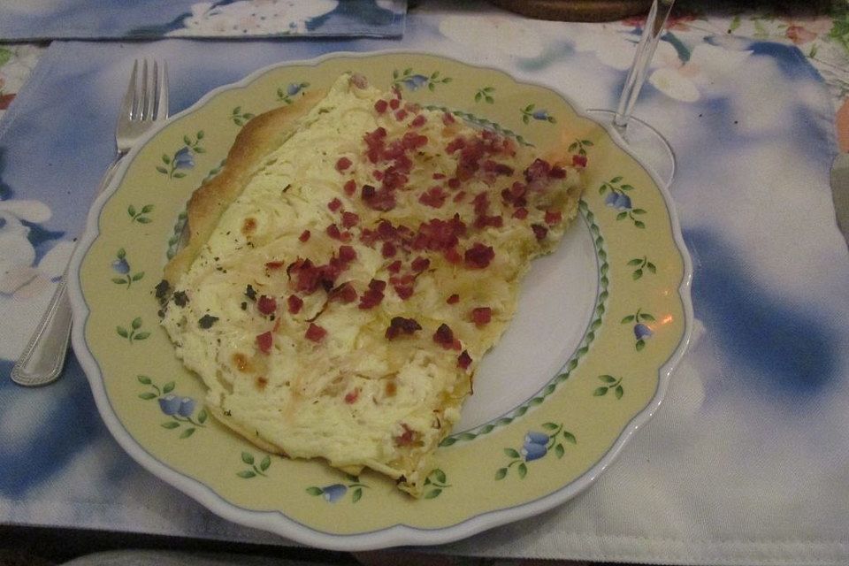 Elsässer Flammkuchen