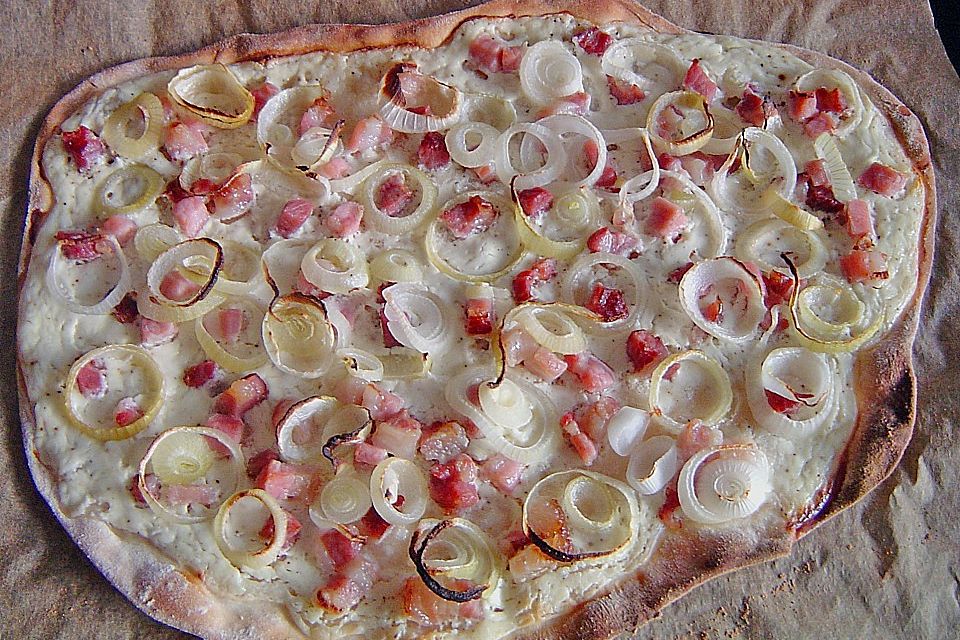 Elsässer Flammkuchen