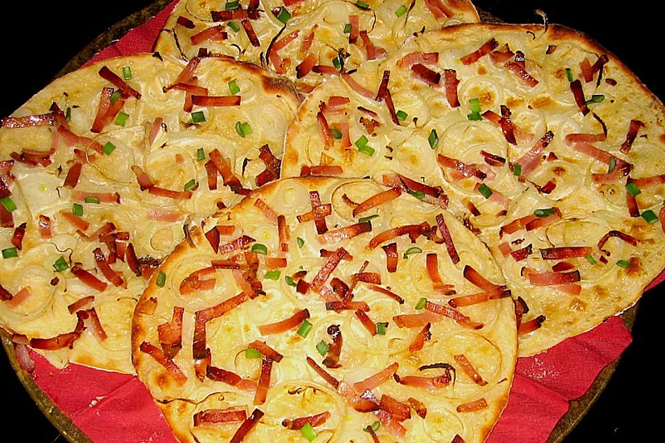 Elsässer Flammkuchen