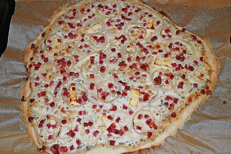 Elsässer Flammkuchen