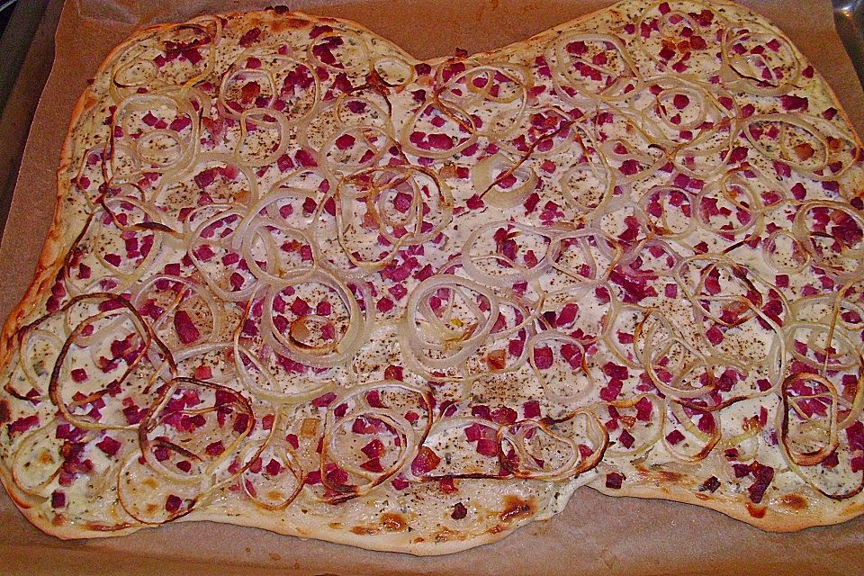 Elsässer Flammkuchen