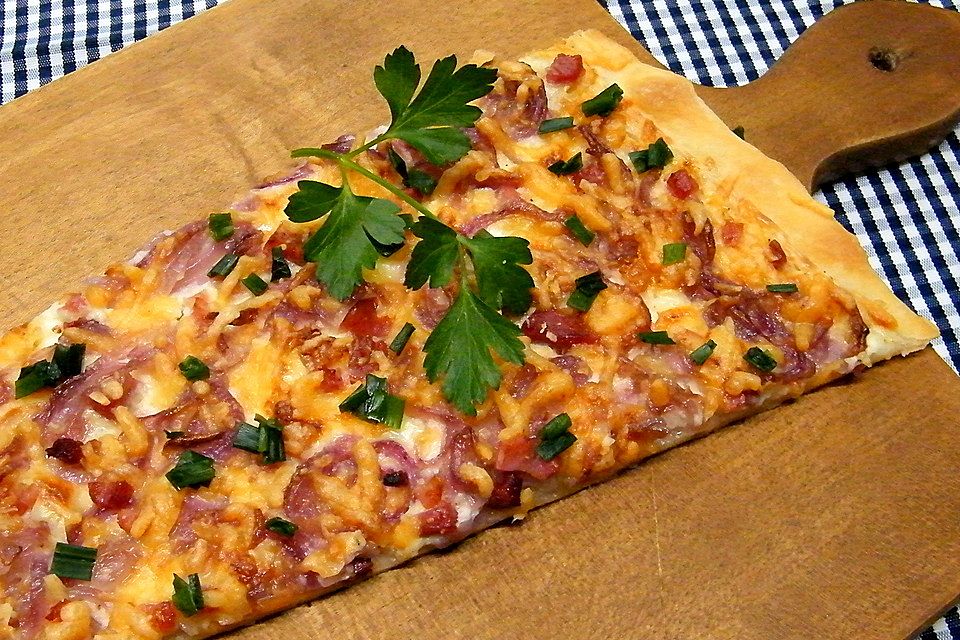 Elsässer Flammkuchen