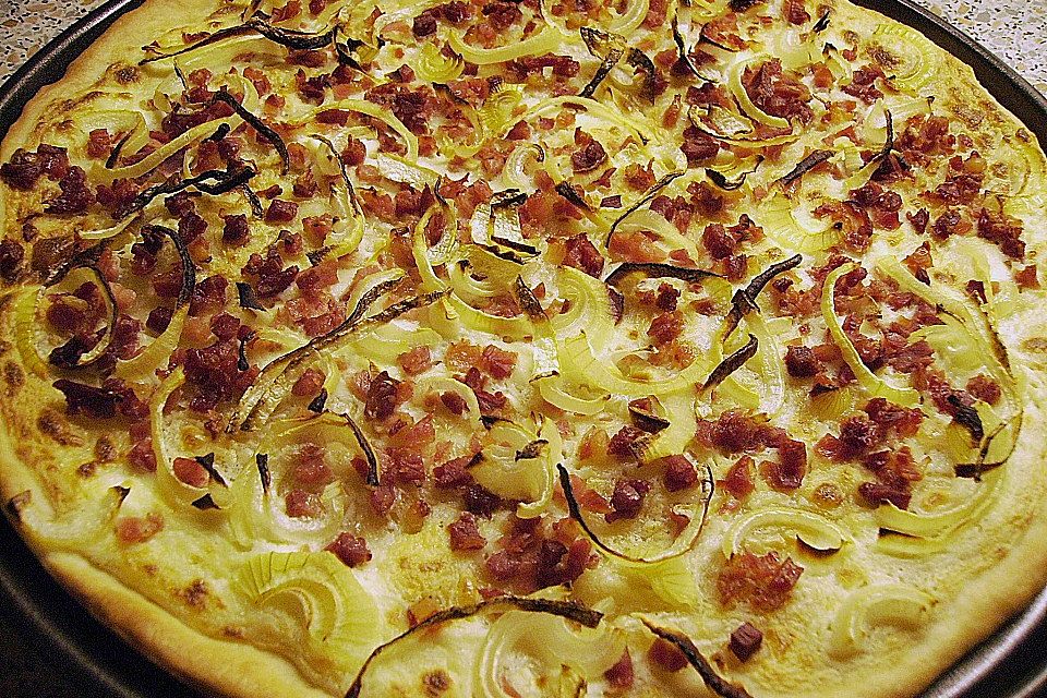 Elsässer Flammkuchen