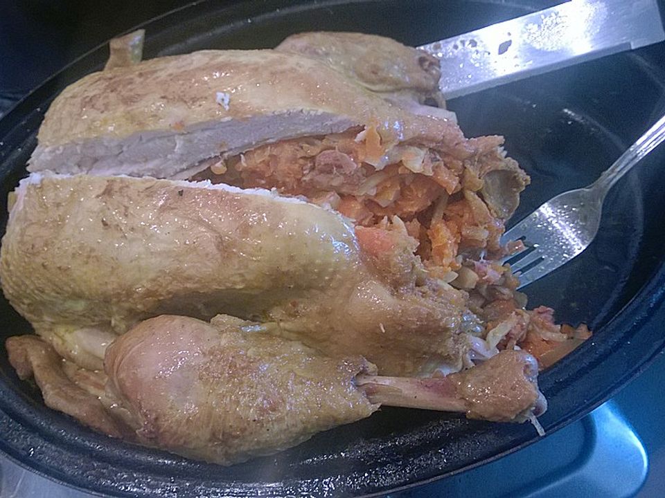 Gefülltes Hühnchen auf marokkanische Art von Atossa| Chefkoch