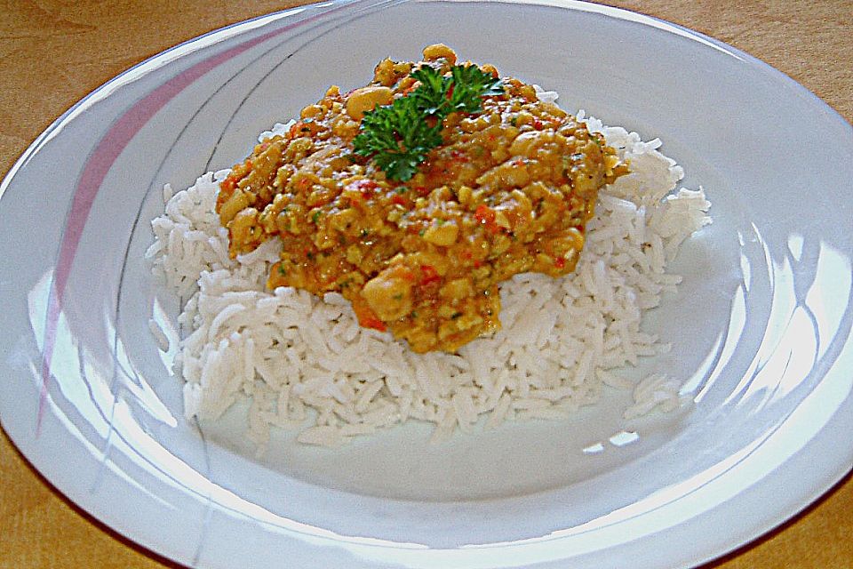 Scharfes Kichererbsencurry