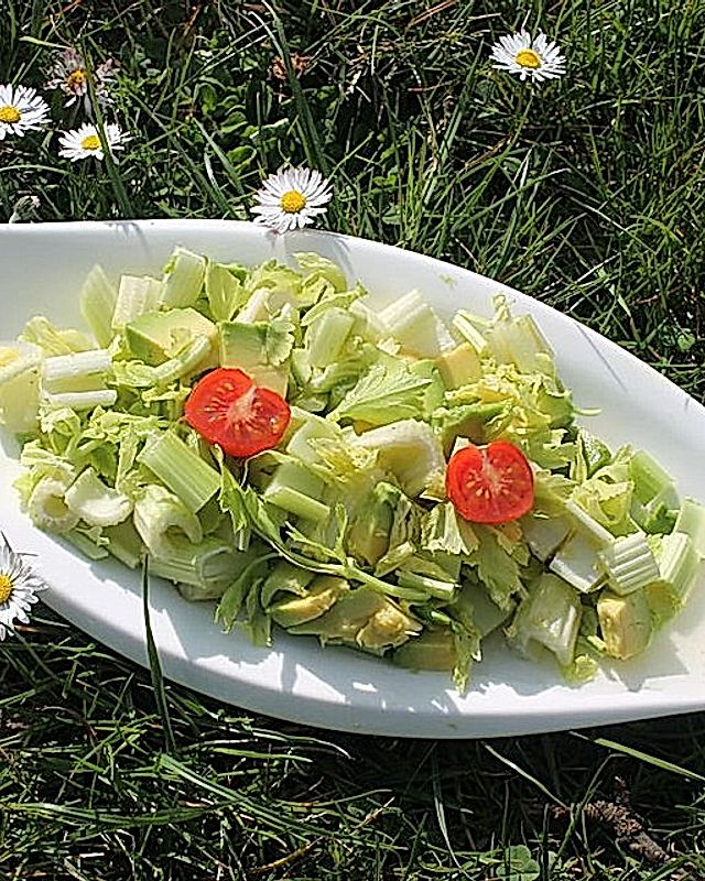 Avocado-Stangensellerie-Salat