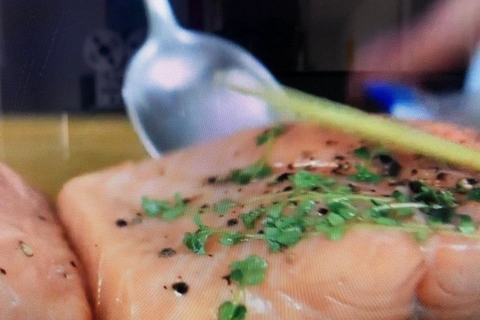 Sous vide Lachsfilet