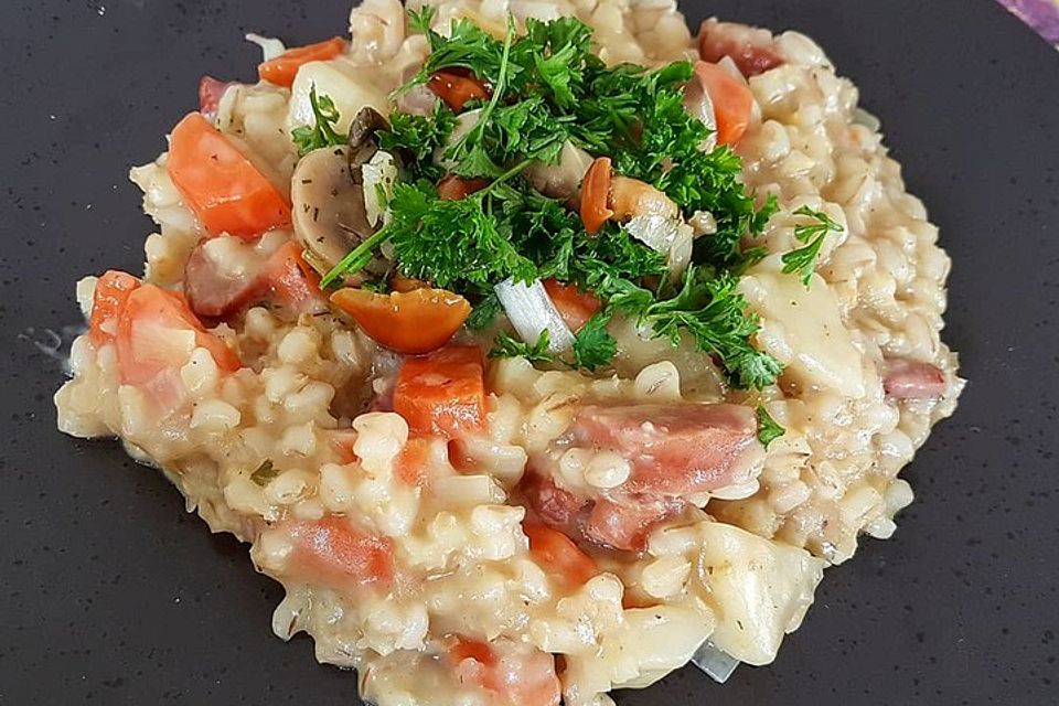 Gerstlsotto, Risotto von der Rollgerste