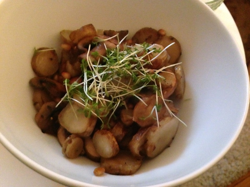 Topinambur Champignonpfanne