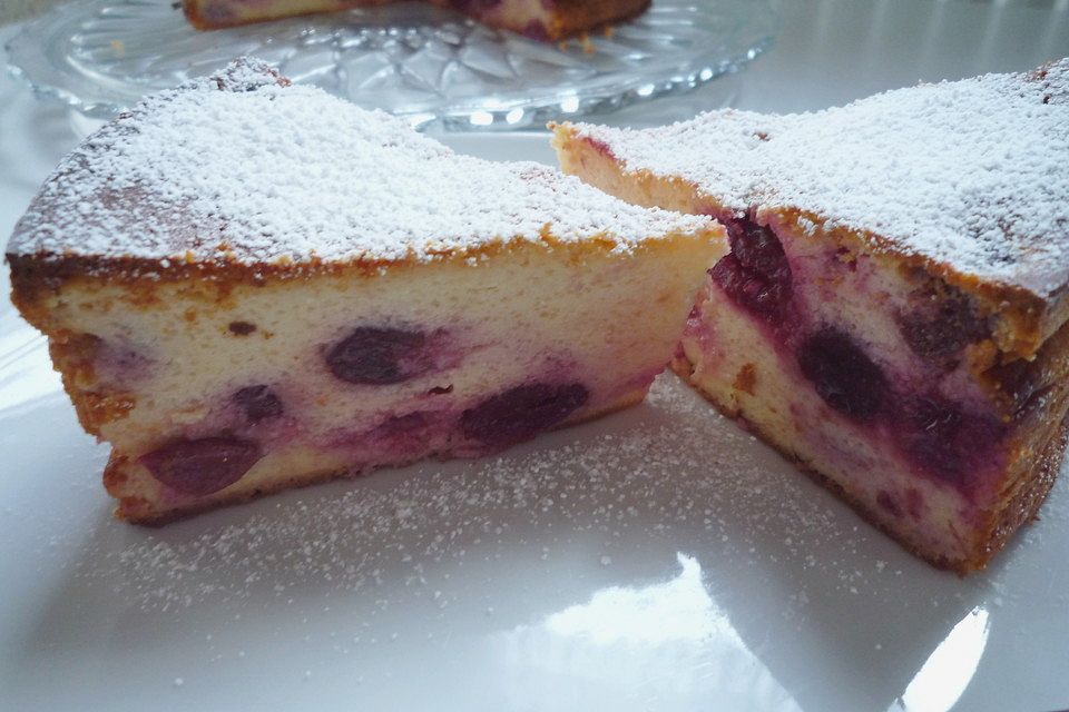 Kirsch-Käsekuchen ohne Boden Kirsch-Käsekuchen ohne Boden
