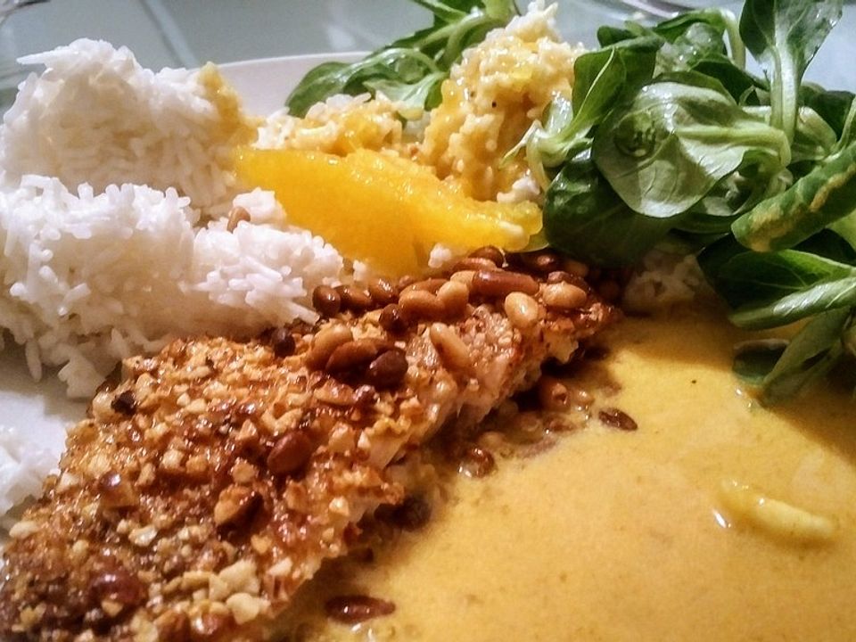 Tilapiafilet mit Pinien - Kokosreis an Orangensoße von MultaniFX| Chefkoch