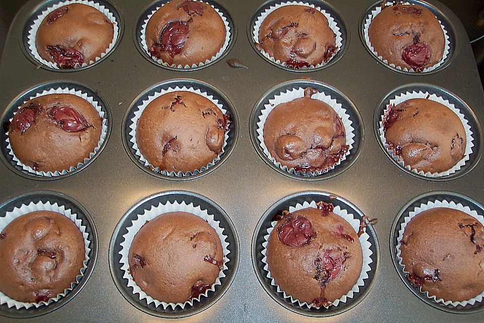 Schoki - Kirsch - Muffins