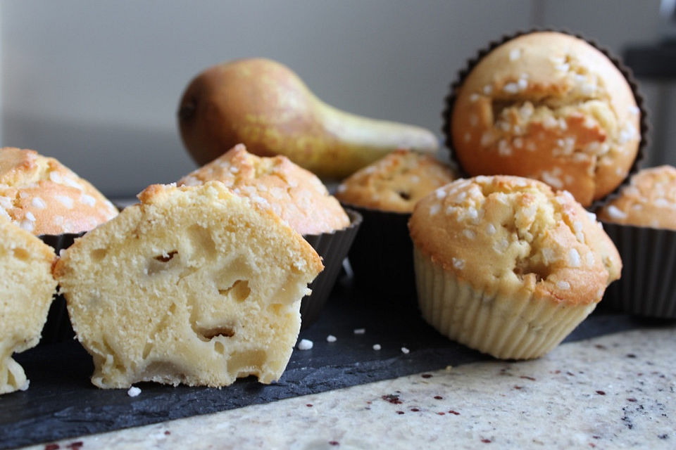 Birnen - Muffins