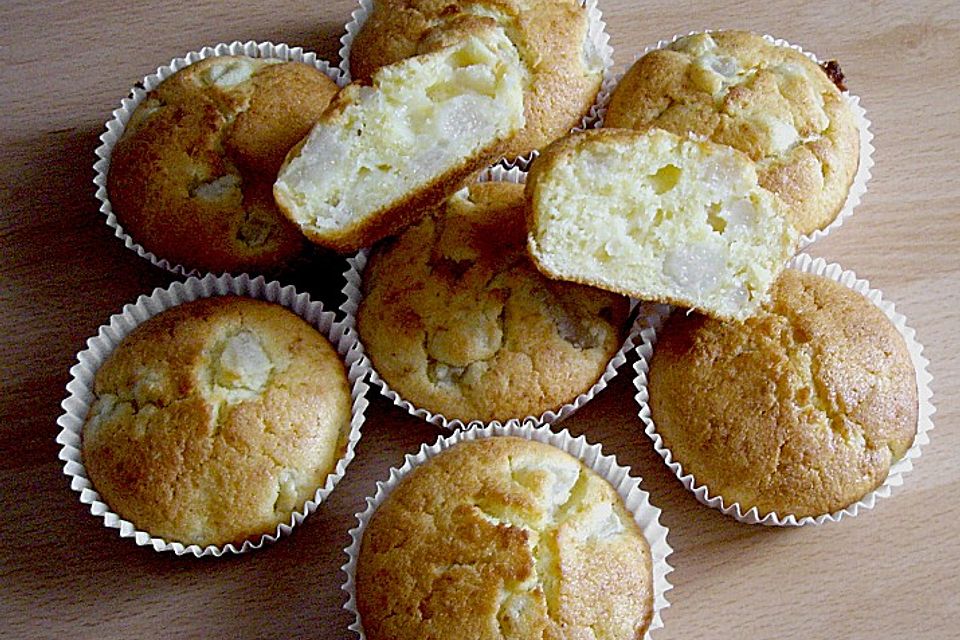 Birnen - Muffins