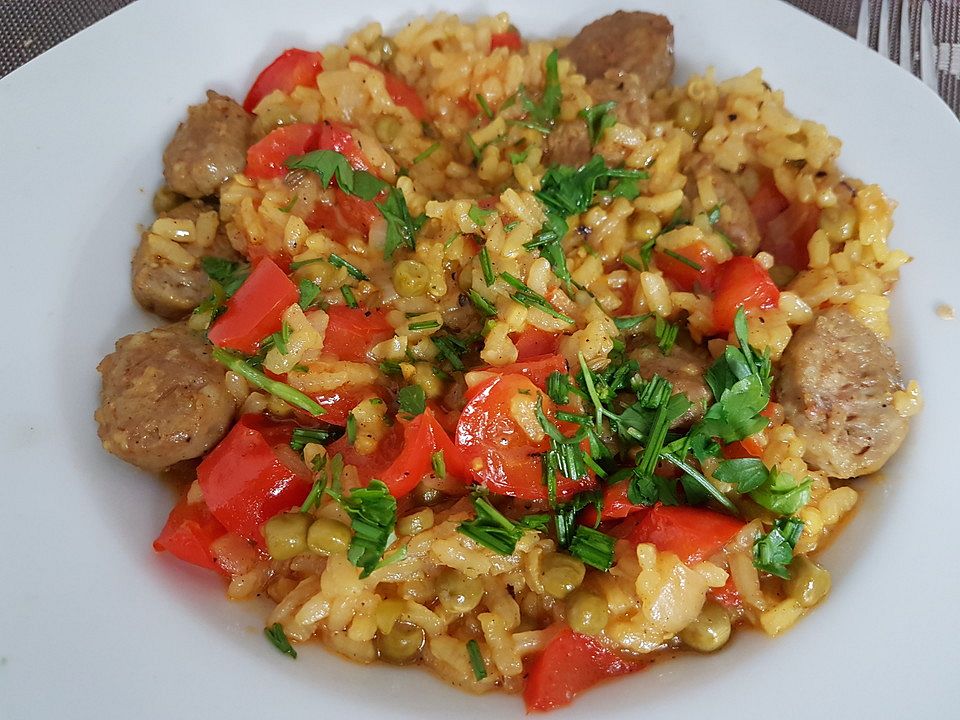Wurst Paprika Paella von humstein Chefkoch