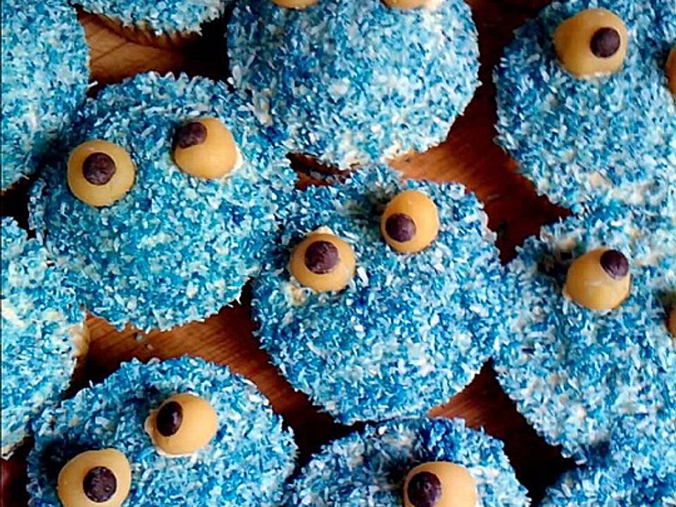 Vegane Krümelmonster Cupcakes von StudiBäckerin| Chefkoch